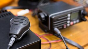 close up of a radio with cable . Say "Thanks" via PayPal :)