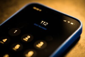 Calling emergency 112