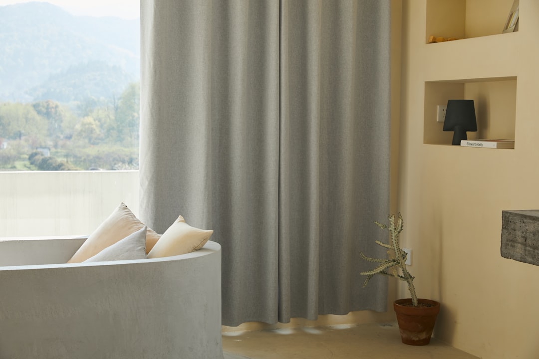 Calm and minimal interior design in muted colors