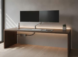 Zo werk je ledstrips en slimme verlichting netjes weg bij je bureau