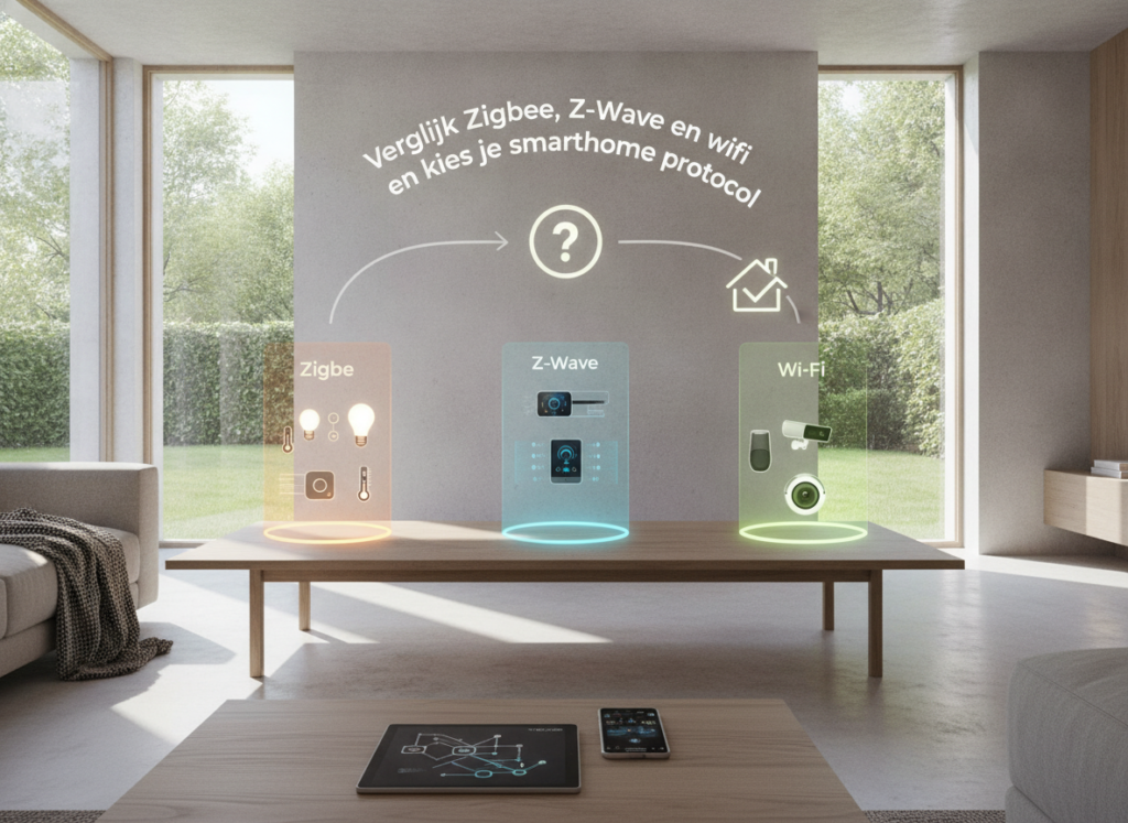 Vergelijk Zigbee, Z-Wave en wifi en kies je smarthome protocol