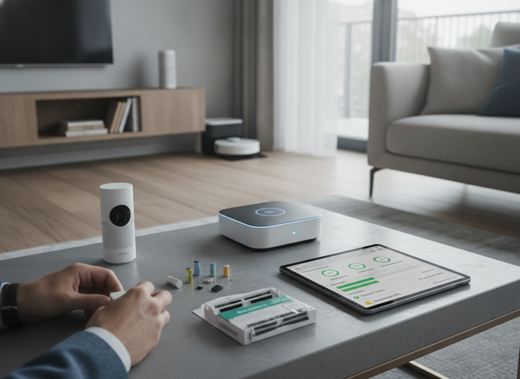 Je slimme huis onderhouden met firmware, batterijen en vervanging