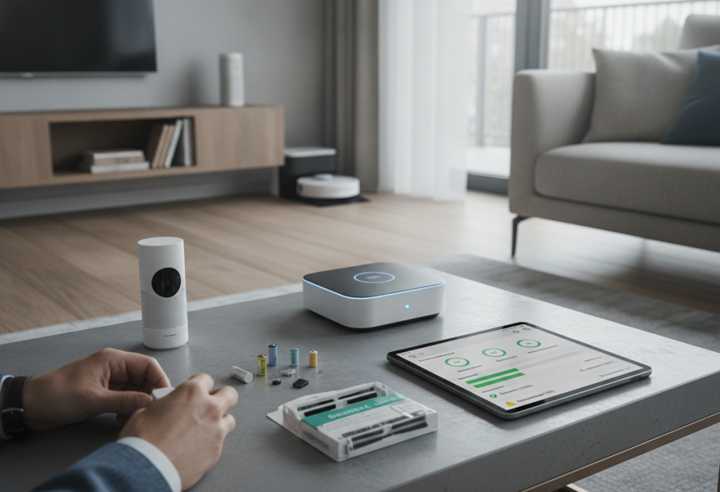 Je slimme huis onderhouden met firmware, batterijen en vervanging